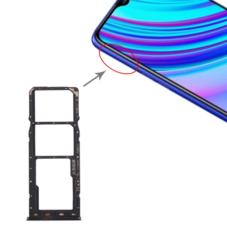 For Realme X Lite SIM Card Tray + SIM Card Tray + Micro SD Card Tray, For Realme X Lite For Realme X Lite SIM Card Tray + SIM Card Tray + Micro SD Card Tray, For Realme X Lite